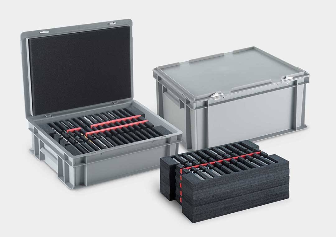 Transport and logistic systems for cutting tools Our transport and logistic systems keep tools safe, clean, and protected.