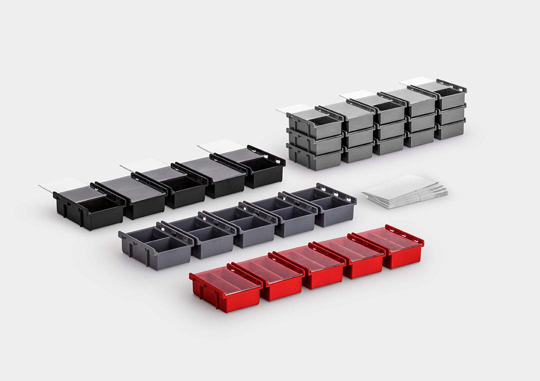 InsertSplitBox InsertSplitBox: a multiple packaging system with individual detachable units.